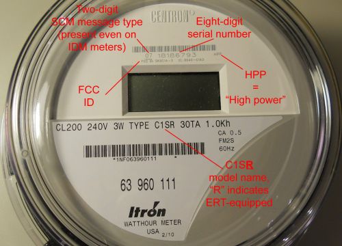 itron ert protocol types