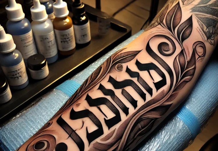 Price of a Tattoo in Hebrew on Arm קולין ברייס:Explore The Various Factors Price of a Tattoo in Hebrew on Arm קולין ברייס:Explore The Various Factors