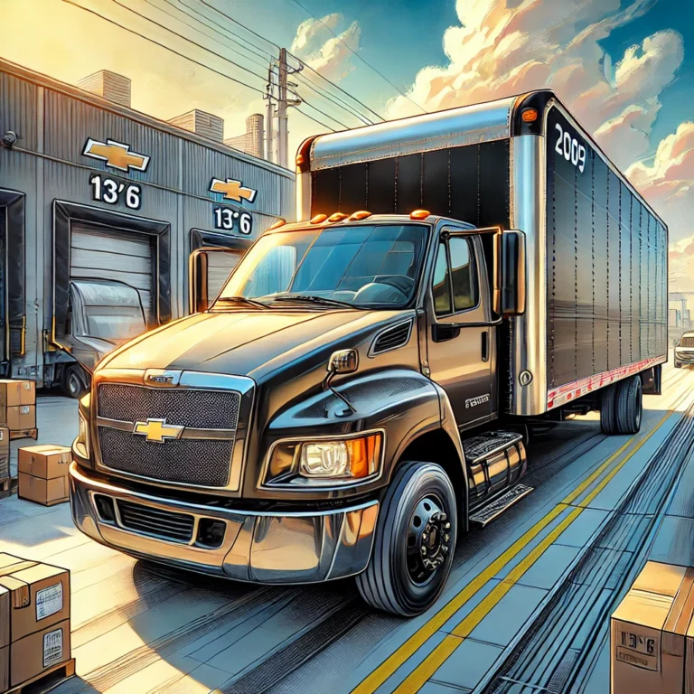 2009 chevrolet c6500 box truck 13'6