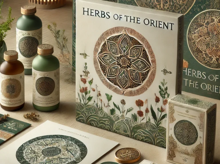 Herbs of the Orient Brand Design – A Timeless Blend of Nature and Culture