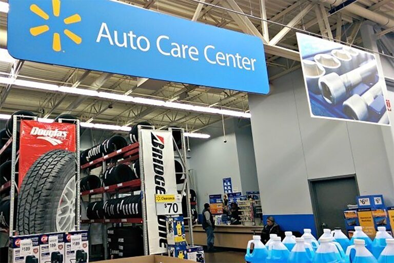 what is the walmart closing shift for auto care workers